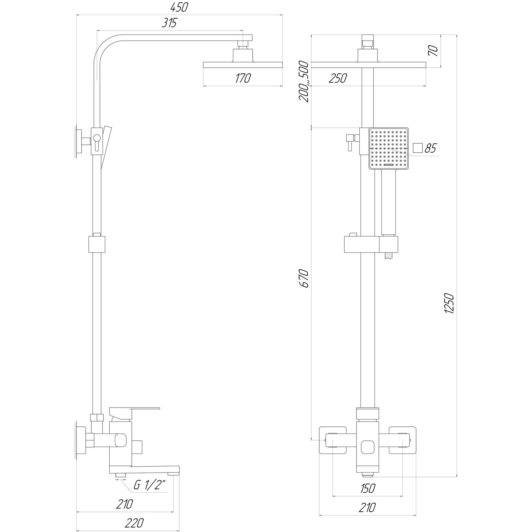 Душова система DOMINO  DMS-0025 - Image 6