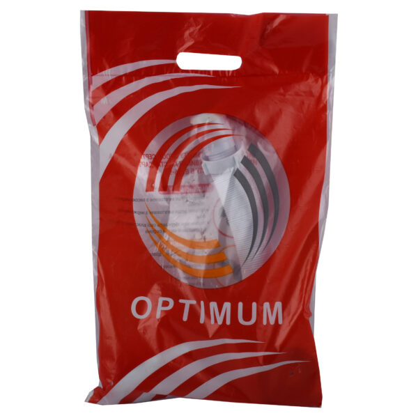 Сифон OPTIMUM 1 1/2″*40 для умивальника та мийки з литим випуском та гофротрубою 40*40/50 OPTI 11043
