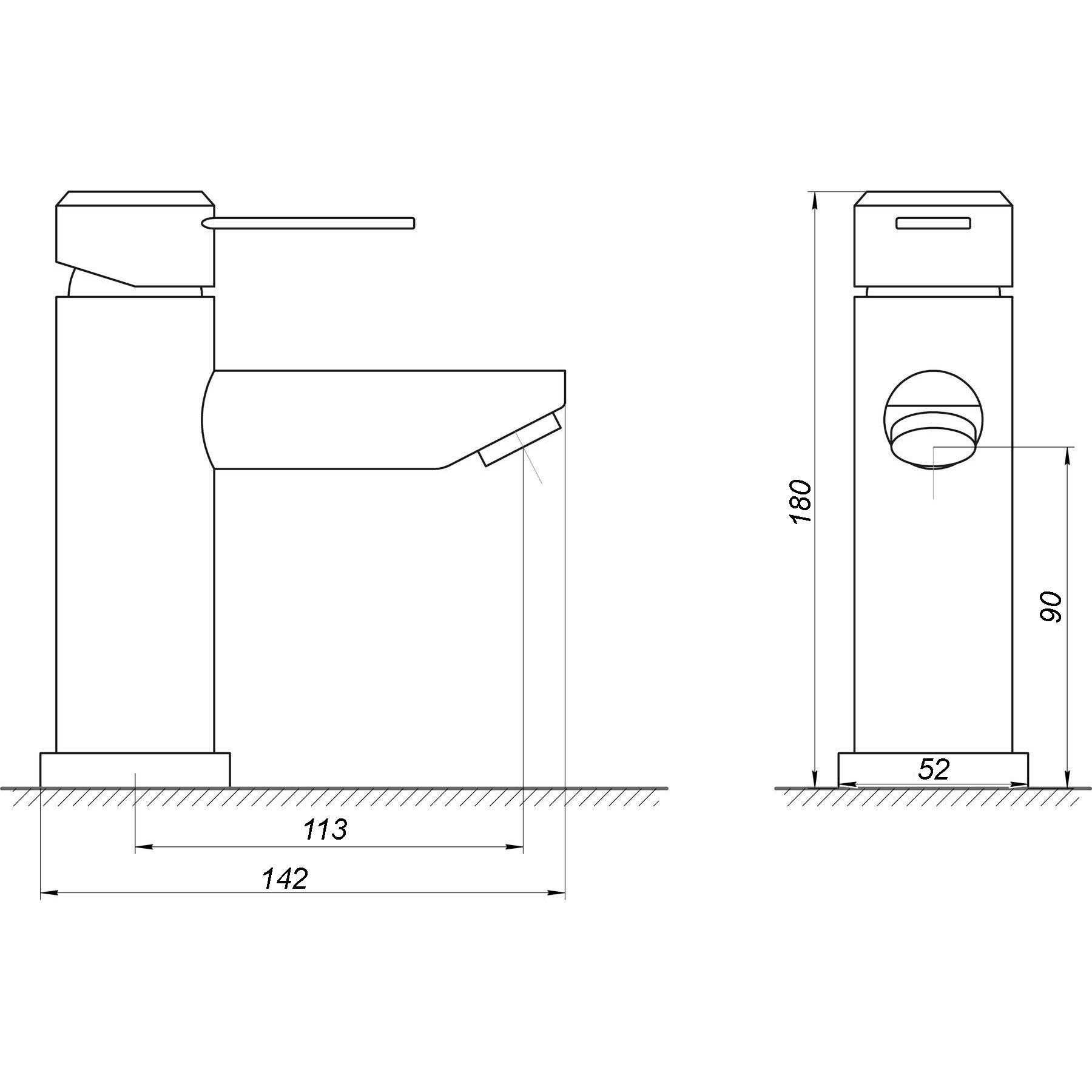 Змішувач для умивальника DOMINO ELLIPSE DCC-101 - Image 6