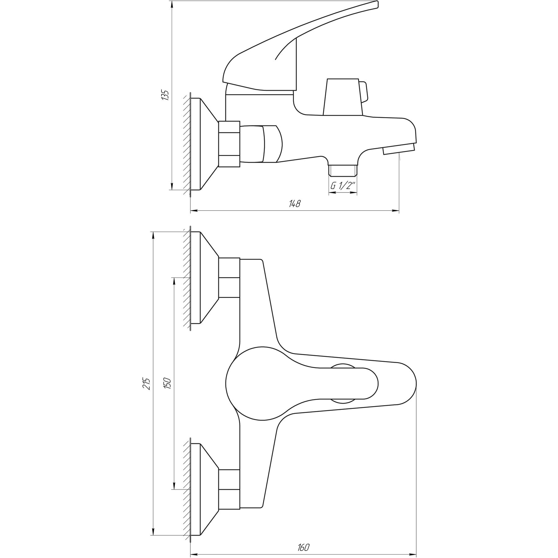 Змішувач для ванни Globus Lux Solly GLSO-0102N - Image 6