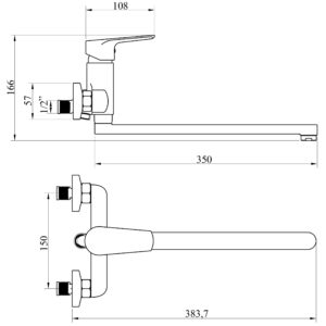 Змішувач для ванни DOMINO VITO DVO-208 - Image 6