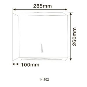 Диспенсер паперових рушників HOTEC 14.102 Stainless Steel - Image 7