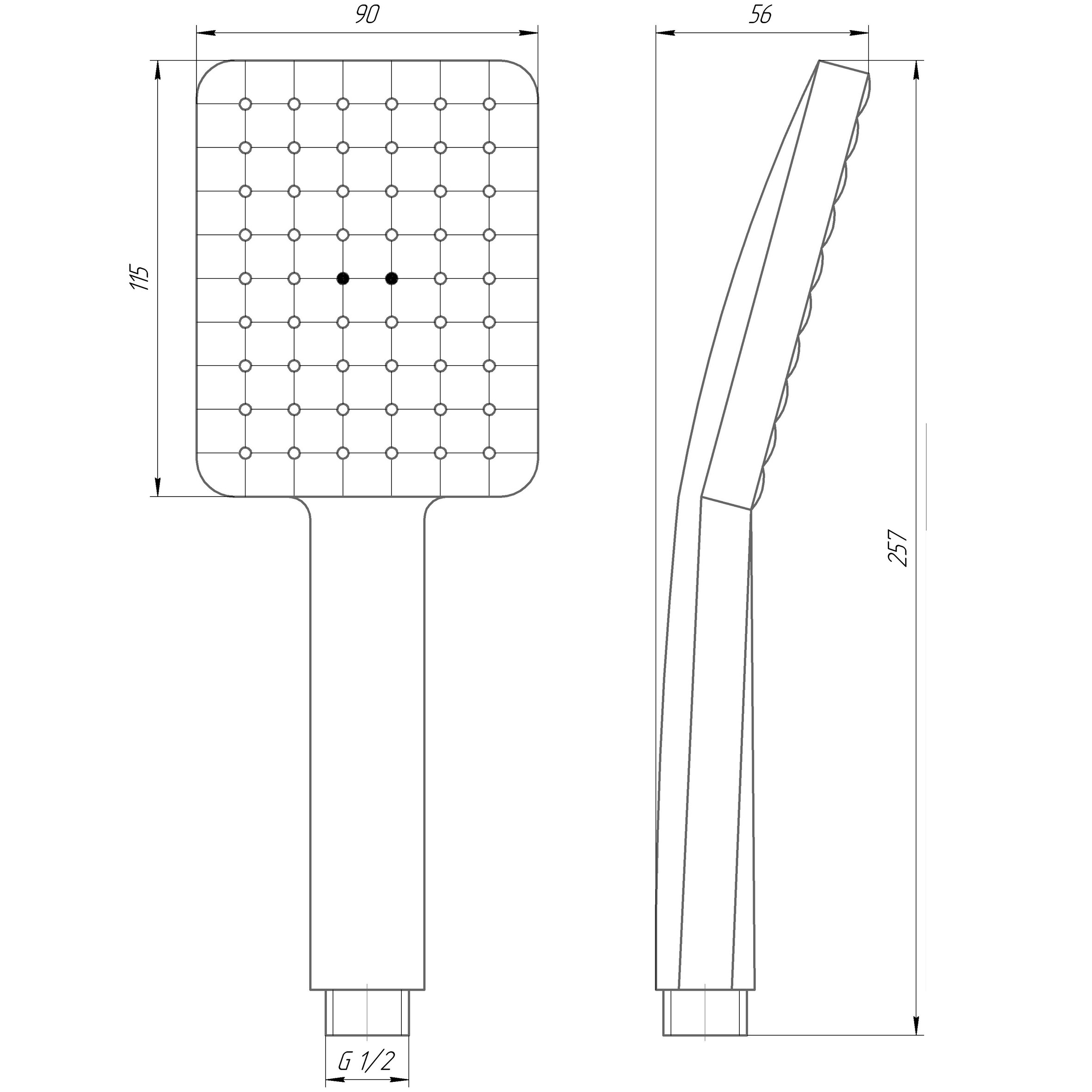 Душова лійка Globus Lux NS-002-BB - Image 7