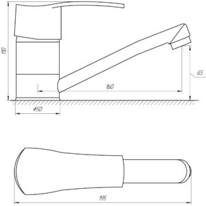 Змішувач для умивальника Globus Lux QUEENSLAND GLQU-0103M - Image 7