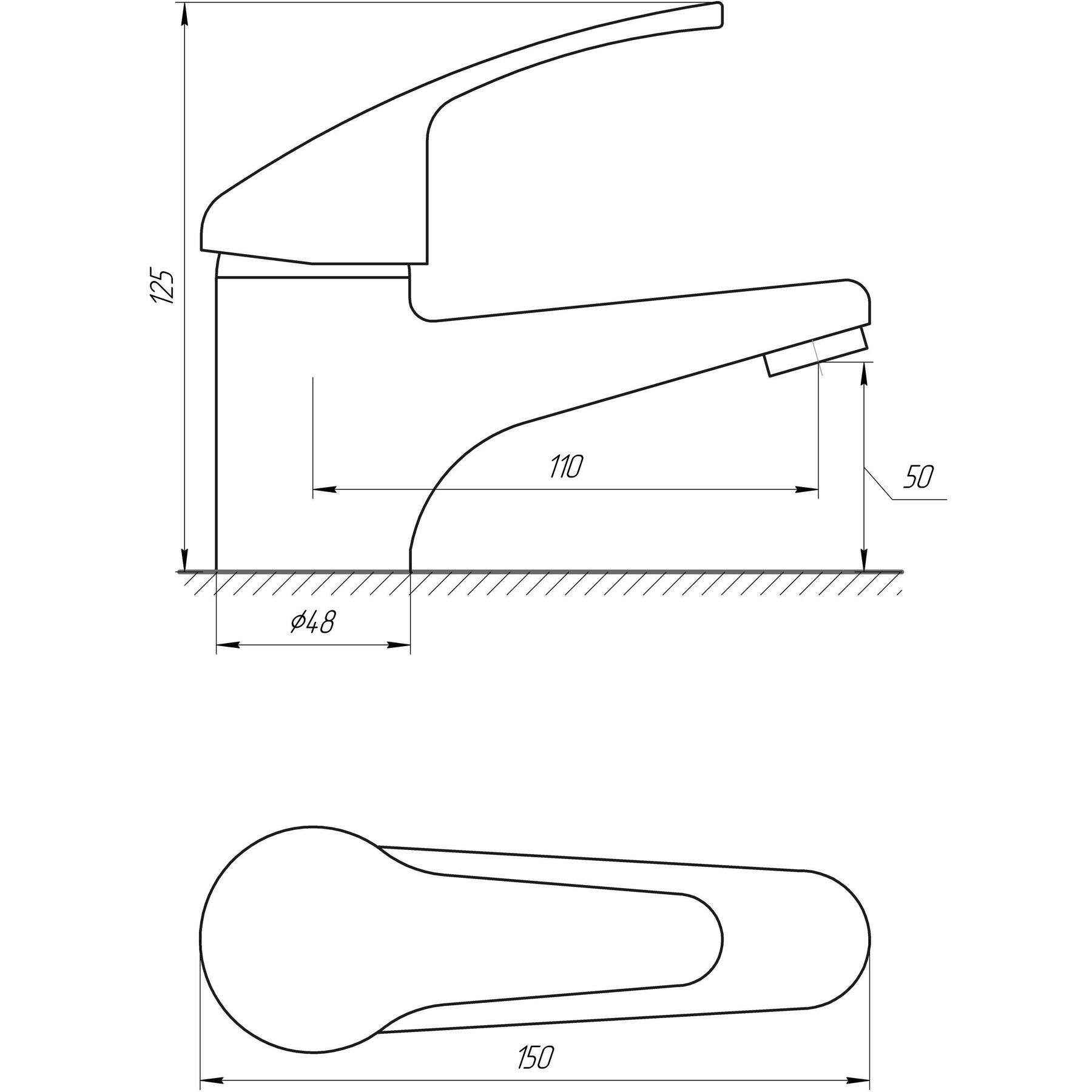 Змішувач для умивальника Globus Lux Solly GLSO-0101 - Image 7
