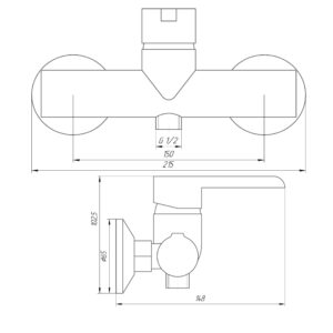 Змішувач для душу DOMINO PRESTIGE  DPS-105 - Image 7