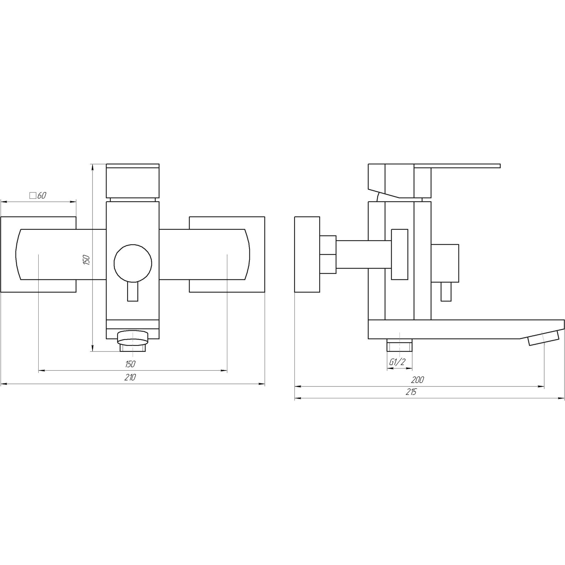 Змішувач для ванни Globus Lux Sorento SQ-102NHR - Image 7