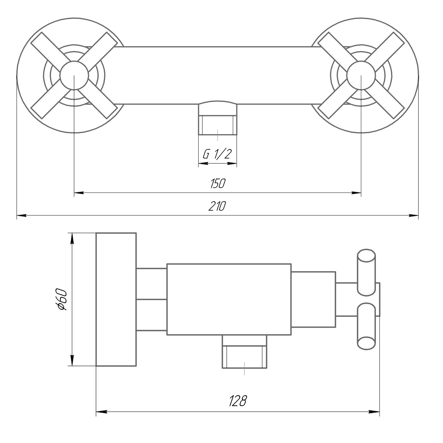 Змішувач для душу Globus Lux DUKAT SD4-105 - Image 7