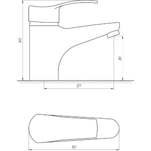 Змішувач для умивальника Globus Lux QUEENSLAND GLQU-0222 - Image 7