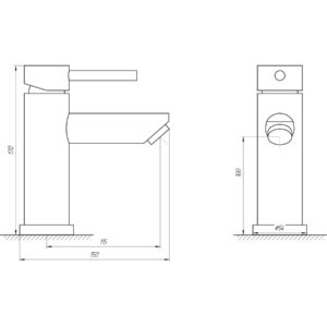 Змішувач для умивальника EcoMIX AISI-101 - Image 7