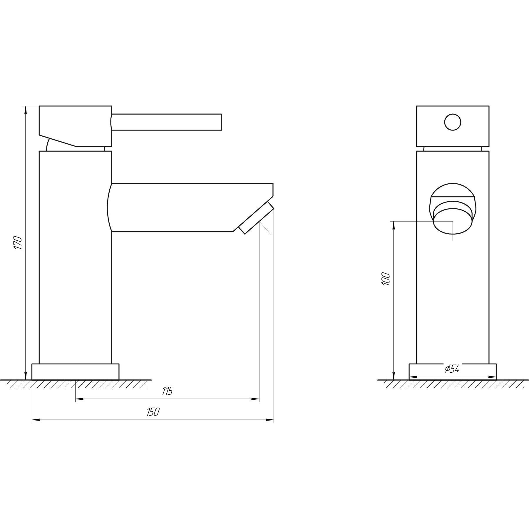 Змішувач для умивальника EcoMIX AISI-101 - Image 7