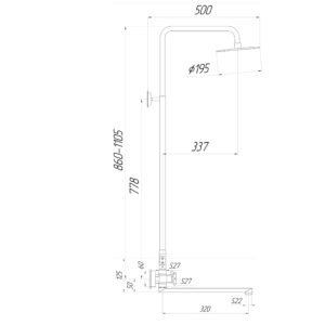 Душова система Globus Lux DUKAT SD4-SH-208 - Image 7