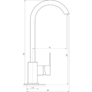 Змішувач для кухні Globus Lux Milano GLM-203SQ-FRANKE - Image 7