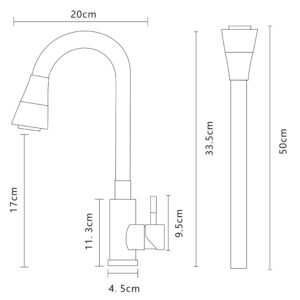 Змішувач для кухні Globus Lux Alpen SBT1-203SK-G03 - Image 7