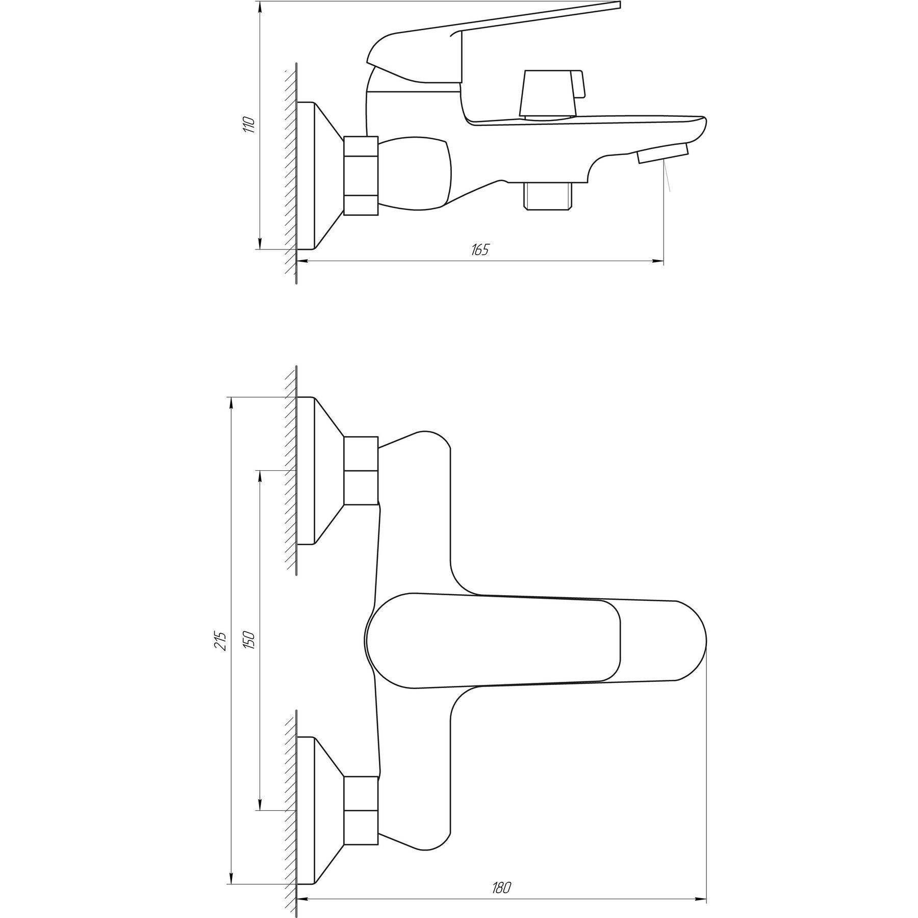 Змішувач для ванни Globus Lux Koln GLK-0102N - Image 7
