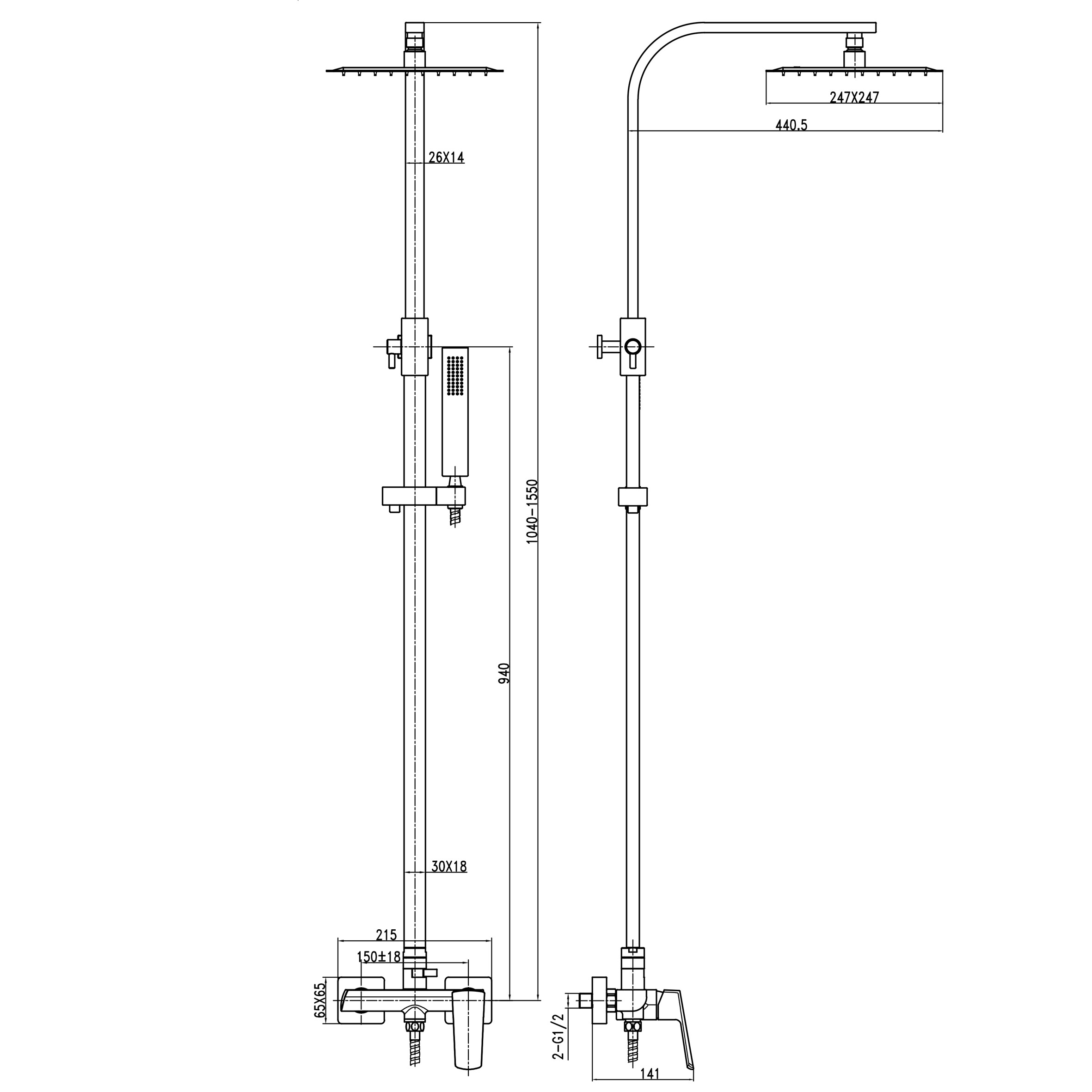 Душова система TOPAZ LEXI TL 21105-H57 - Image 7
