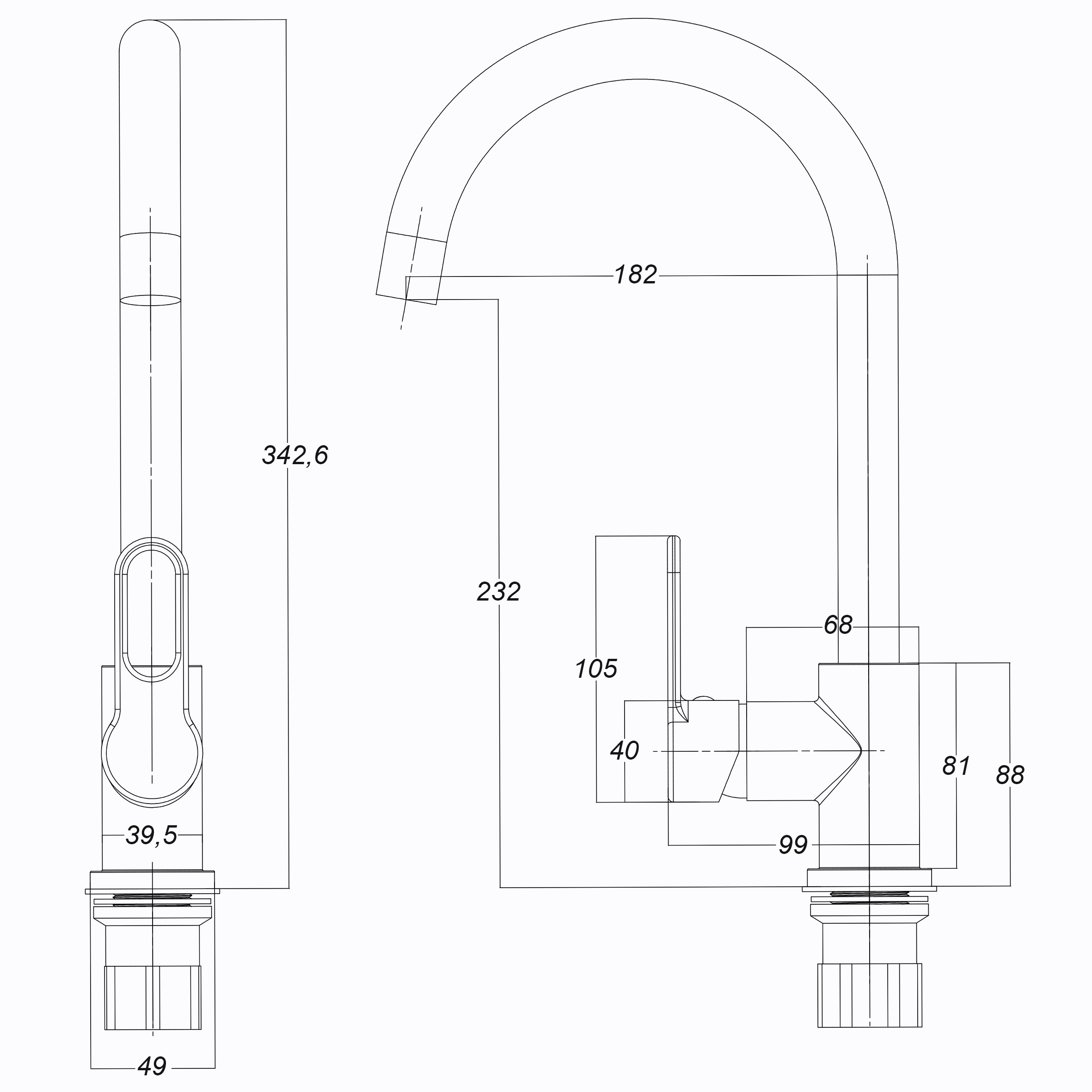 Змішувач для кухні Globus Lux Dolly GLD-0203L - Image 7