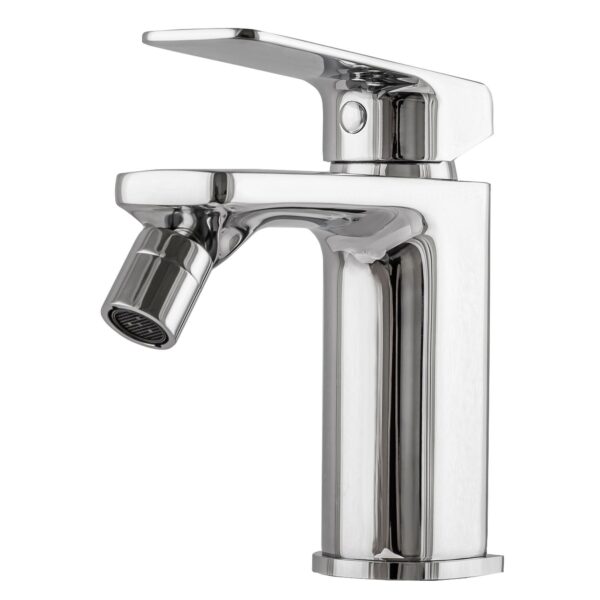 Змішувач для біде TOPAZ ODISS TO 18601-H52 на гайці,Хром,шланги TAQ-M1055,D35