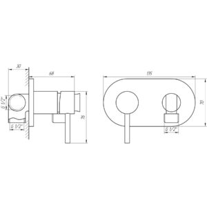 Змішувач гігієнічний Globus Lux  GLN-2-106MIX - Image 7