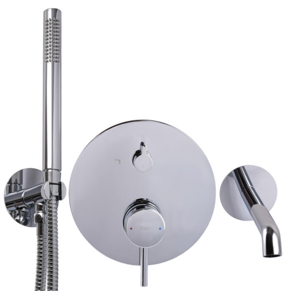 Змішувач для ванни вбудований TOPAZ LOFT TLF 32202-H39-C