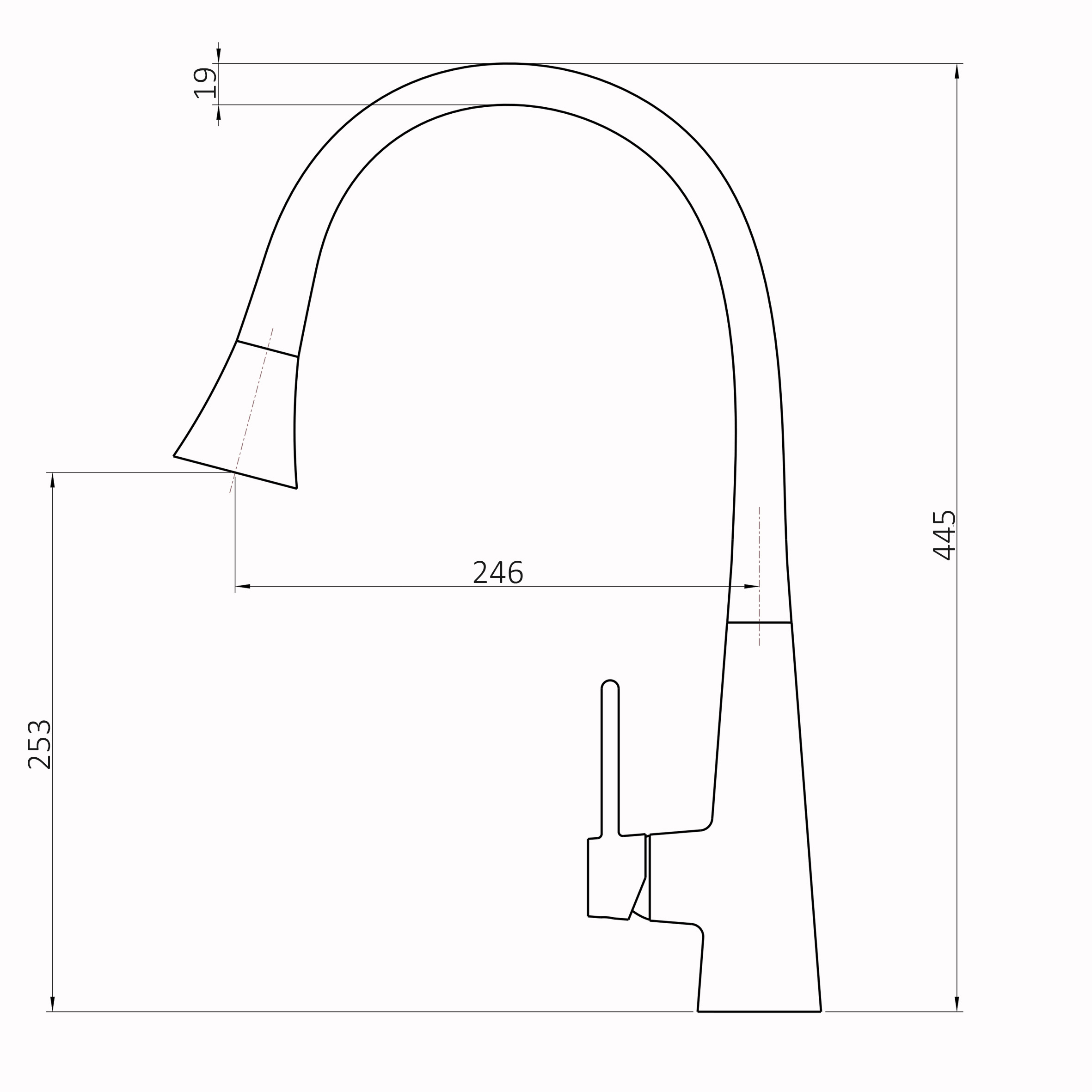 Змішувач для кухні Globus Lux LAZER Pro GLPR-203SM-WM - Image 8