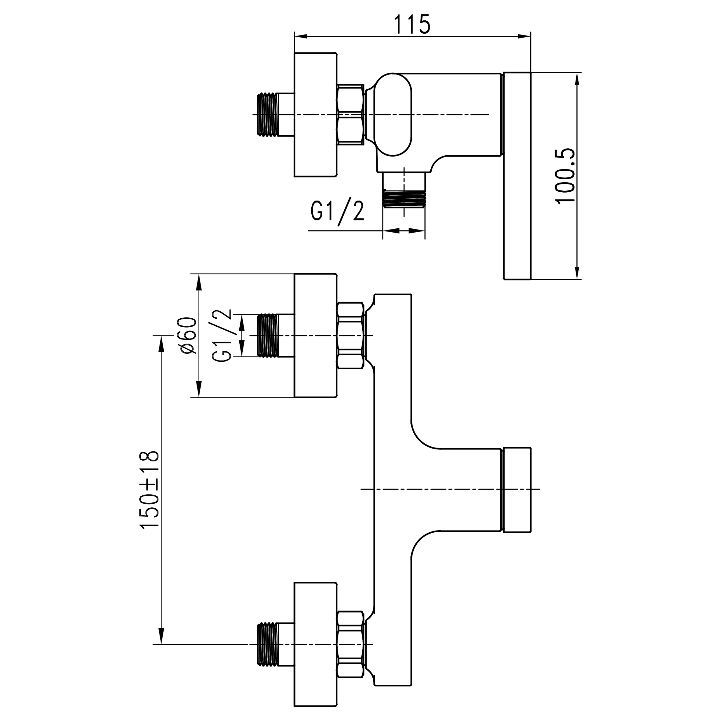 Змішувач для душу TOPAZ MODERNO TMD-33701-H78A - Image 8
