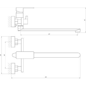 Змішувач для ванни Globus Lux Milano GLM-0208 - Image 8