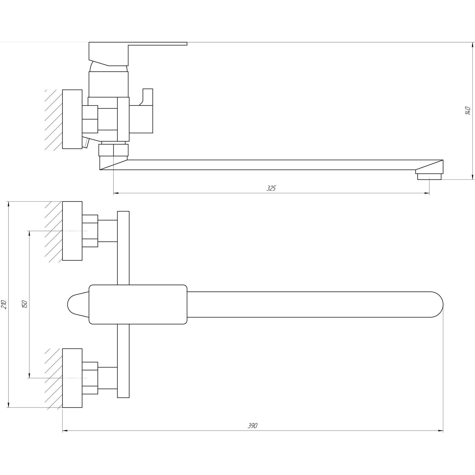 Змішувач для ванни Globus Lux Milano GLM-0208 - Image 8