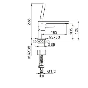 Змішувач для ванни Globus Lux Milano GLM-0109 - Image 8
