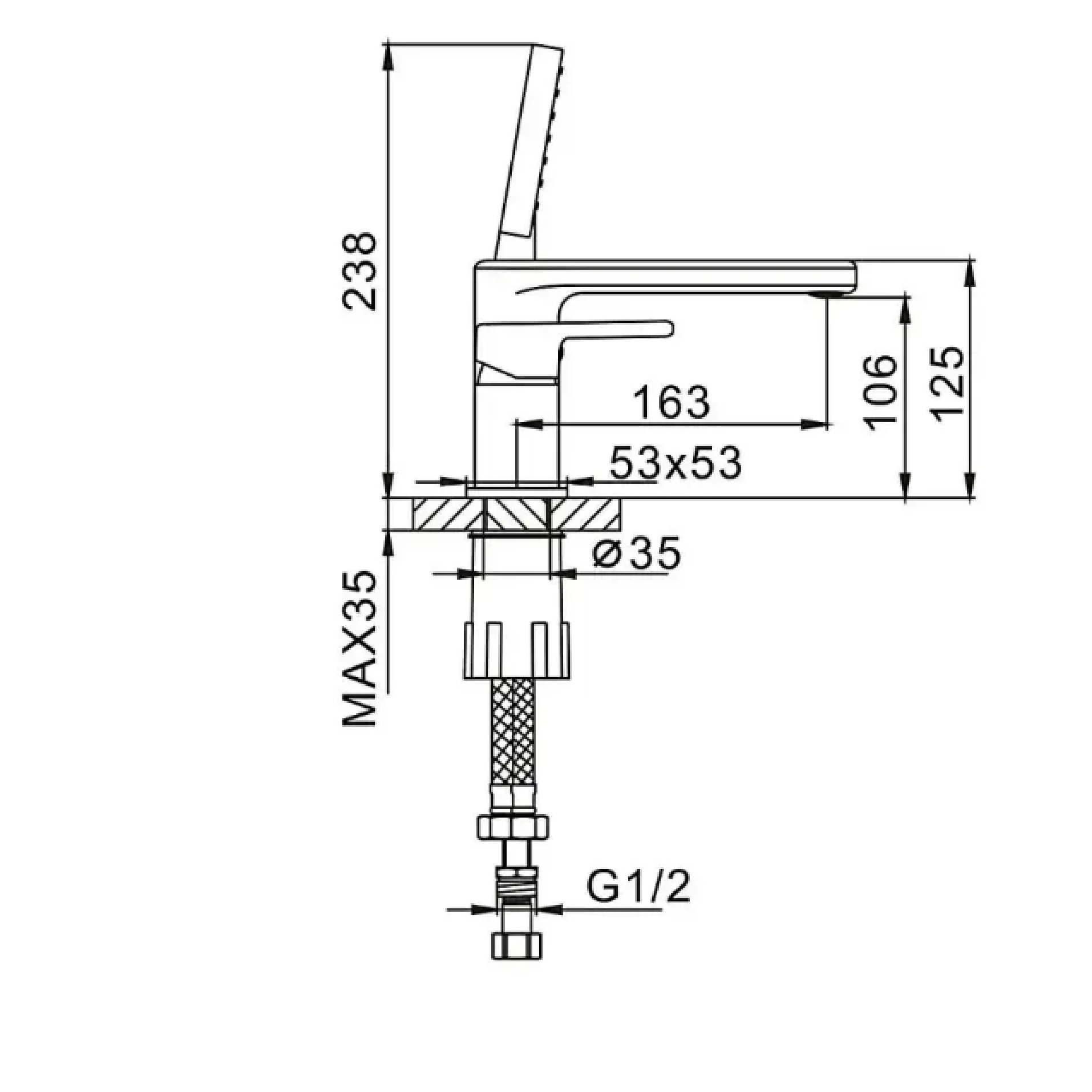 Змішувач для ванни Globus Lux Milano GLM-0109 - Image 8