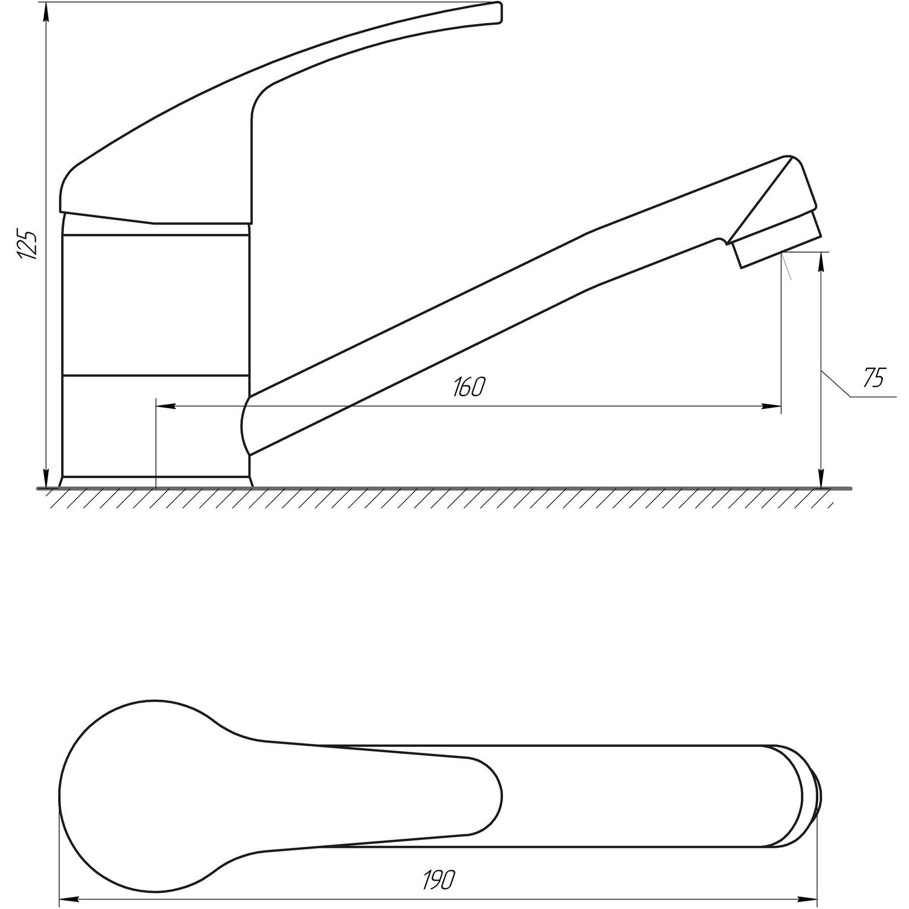 Змішувач для умивальника Globus Lux Solly GLSO-0103M - Image 8