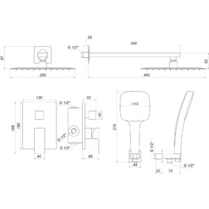 Душова система Globus Lux GLM-205-GP-SMART - Image 9