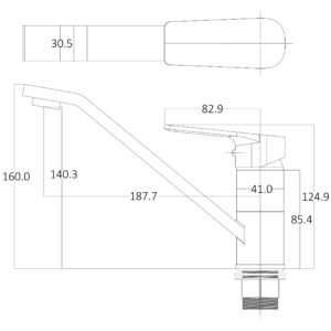 Змішувач для кухні Globus Lux BONN GLB-0203Q - Image 9