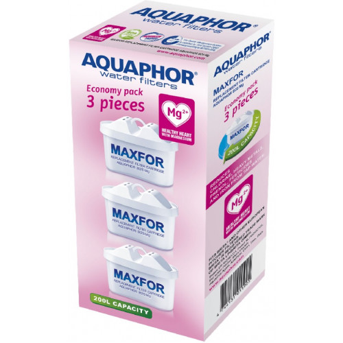 Аквафор B25 Mg MAXFOR 3шт Картриджі для фільтра глечика