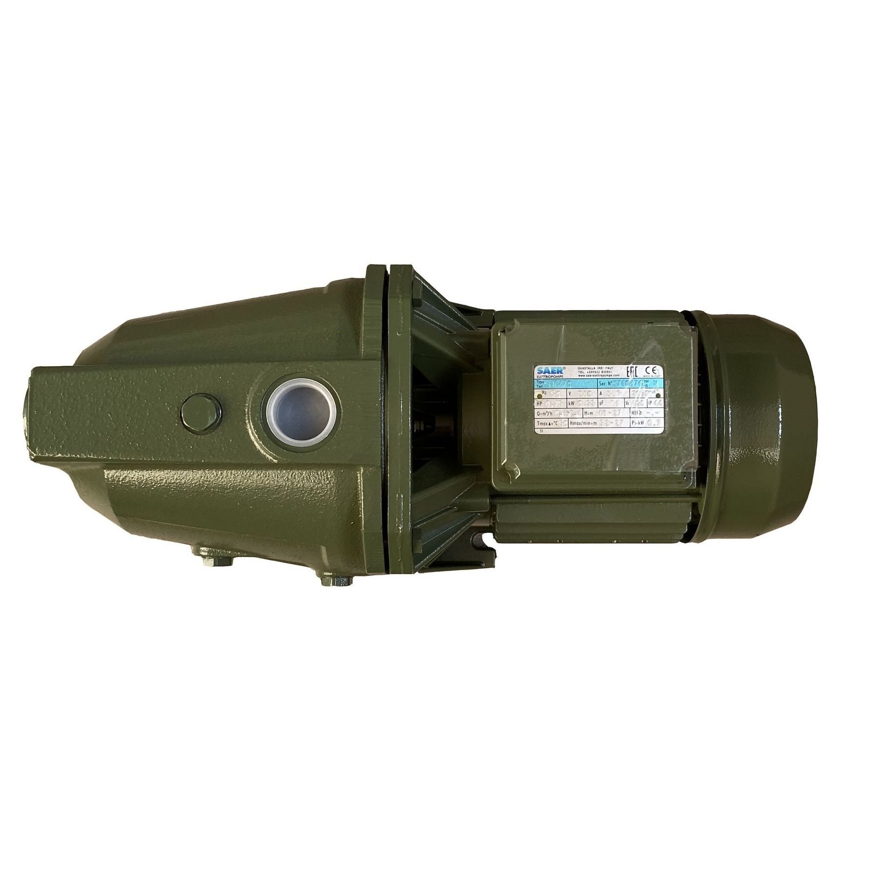 Насос відцентровий M-70 0,55 кВт SAER (2,4 м3/год, 52 м) - Image 7