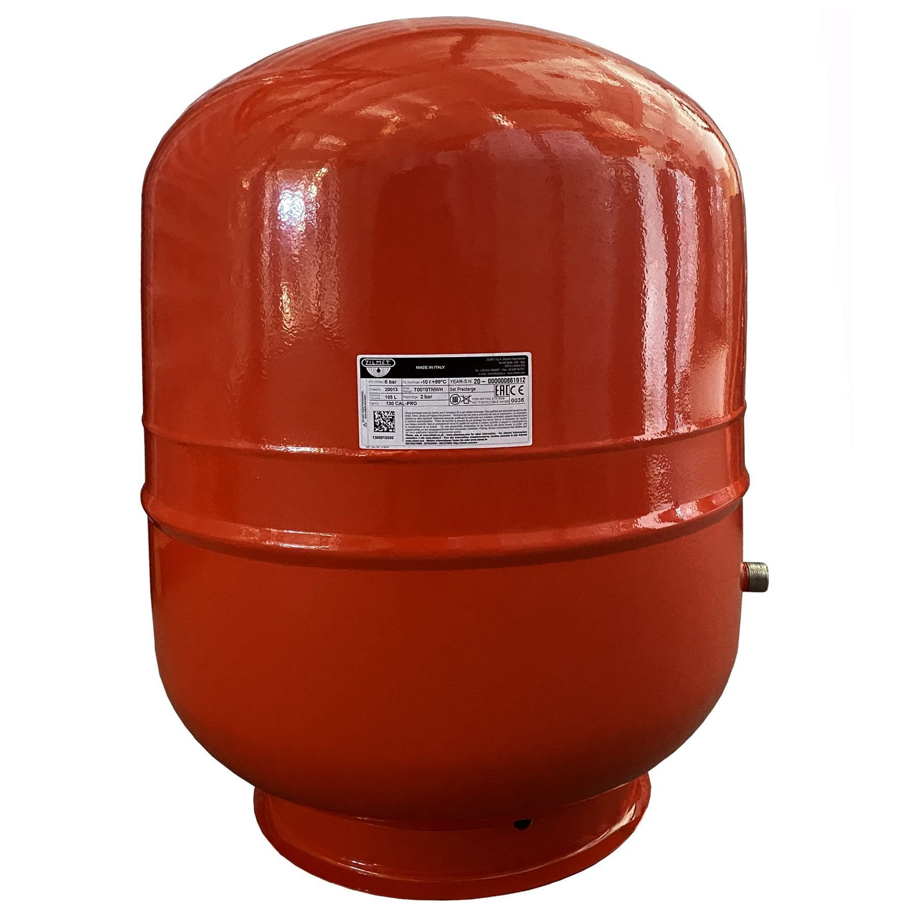 Бак Zilmet cal-pro для систем опалення  105л. 6bar ( 1300010500 ) - Image 1