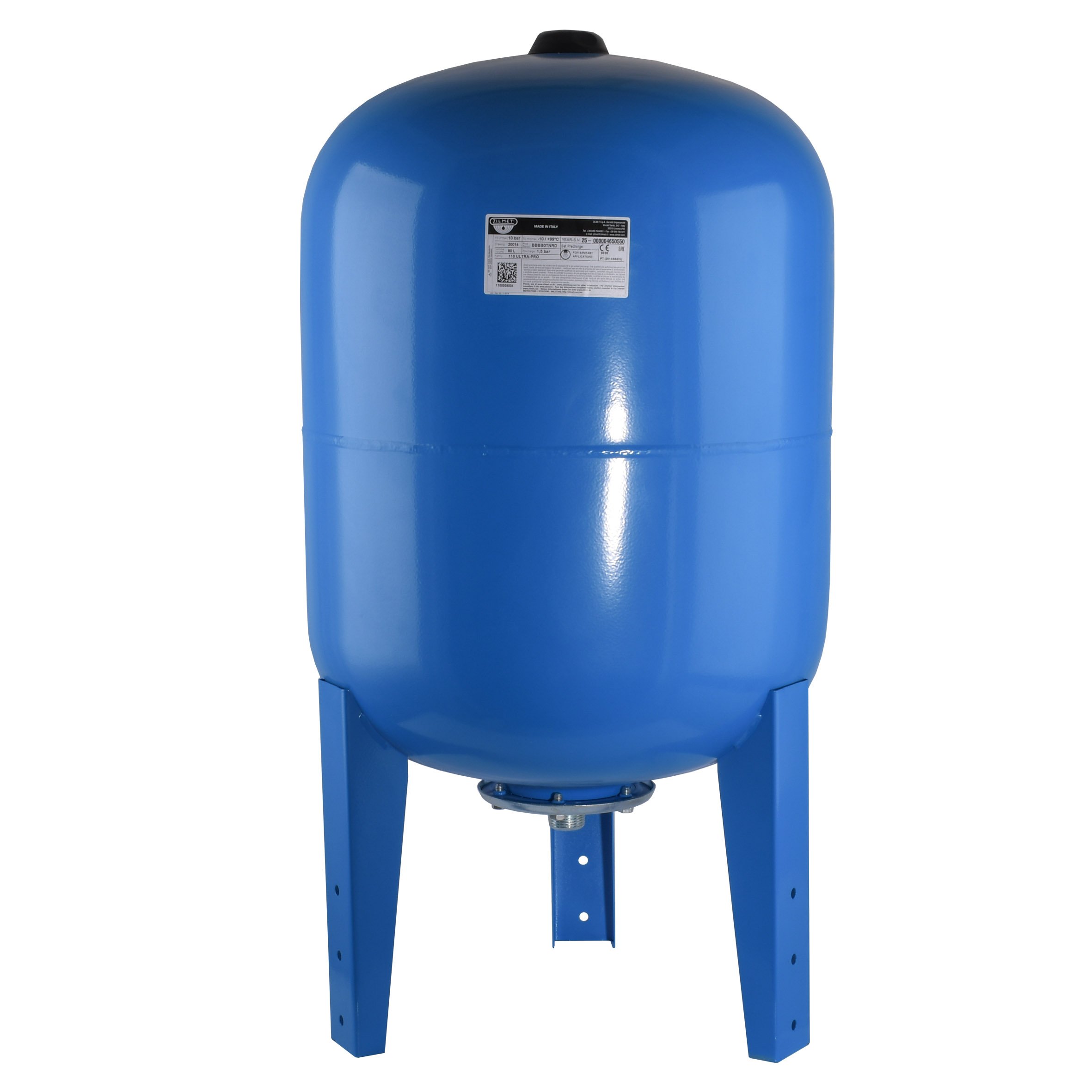 Гідроакумулятор   80л Zilmet ultra-pro 10bar ВЕРТИКАЛЬНИЙ ( 1100008004 ) - Image 1