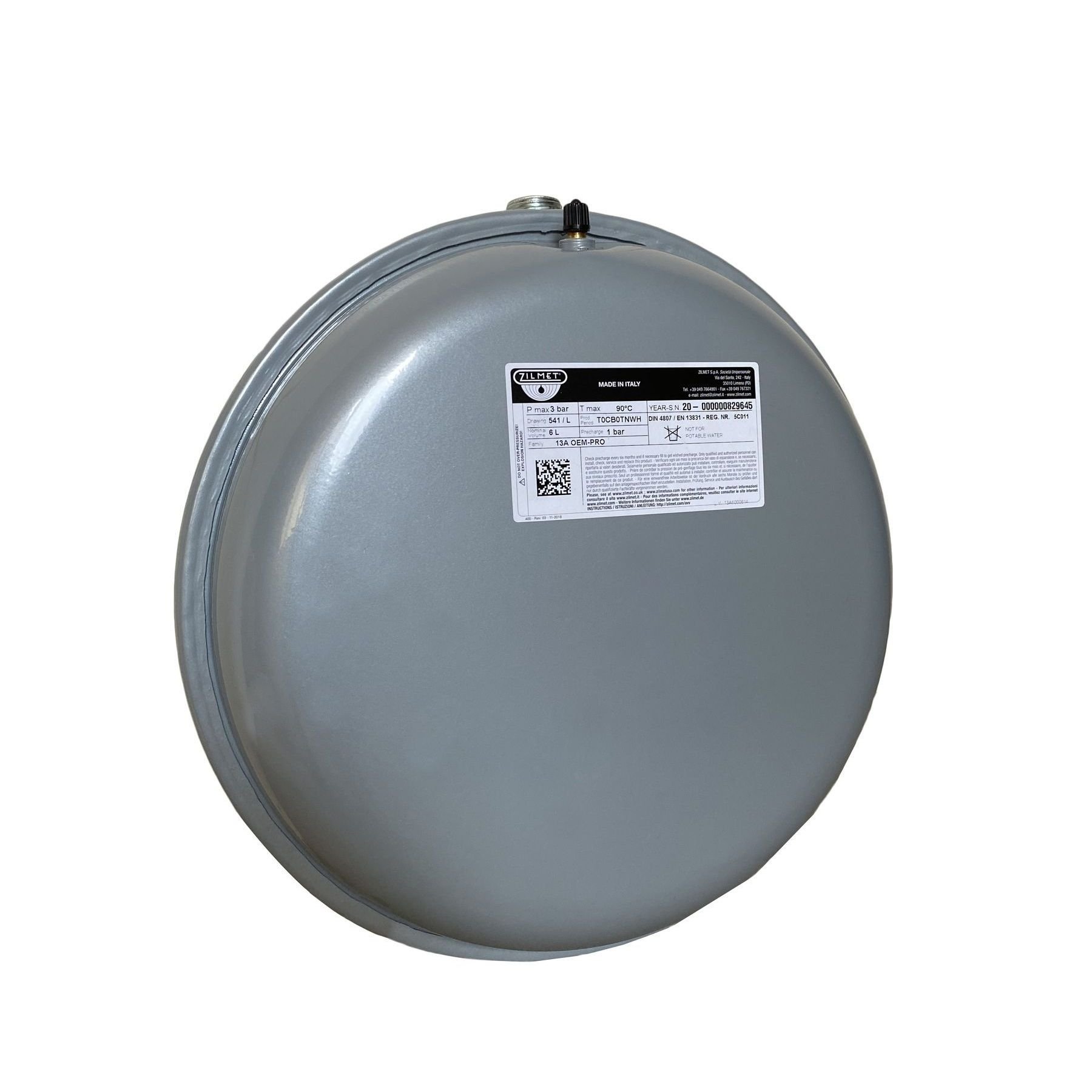 Бак Zilmet oem-pro для монтажу в котли Арт 541  6л. 3bar ( 13A6000614 ) - Image 3