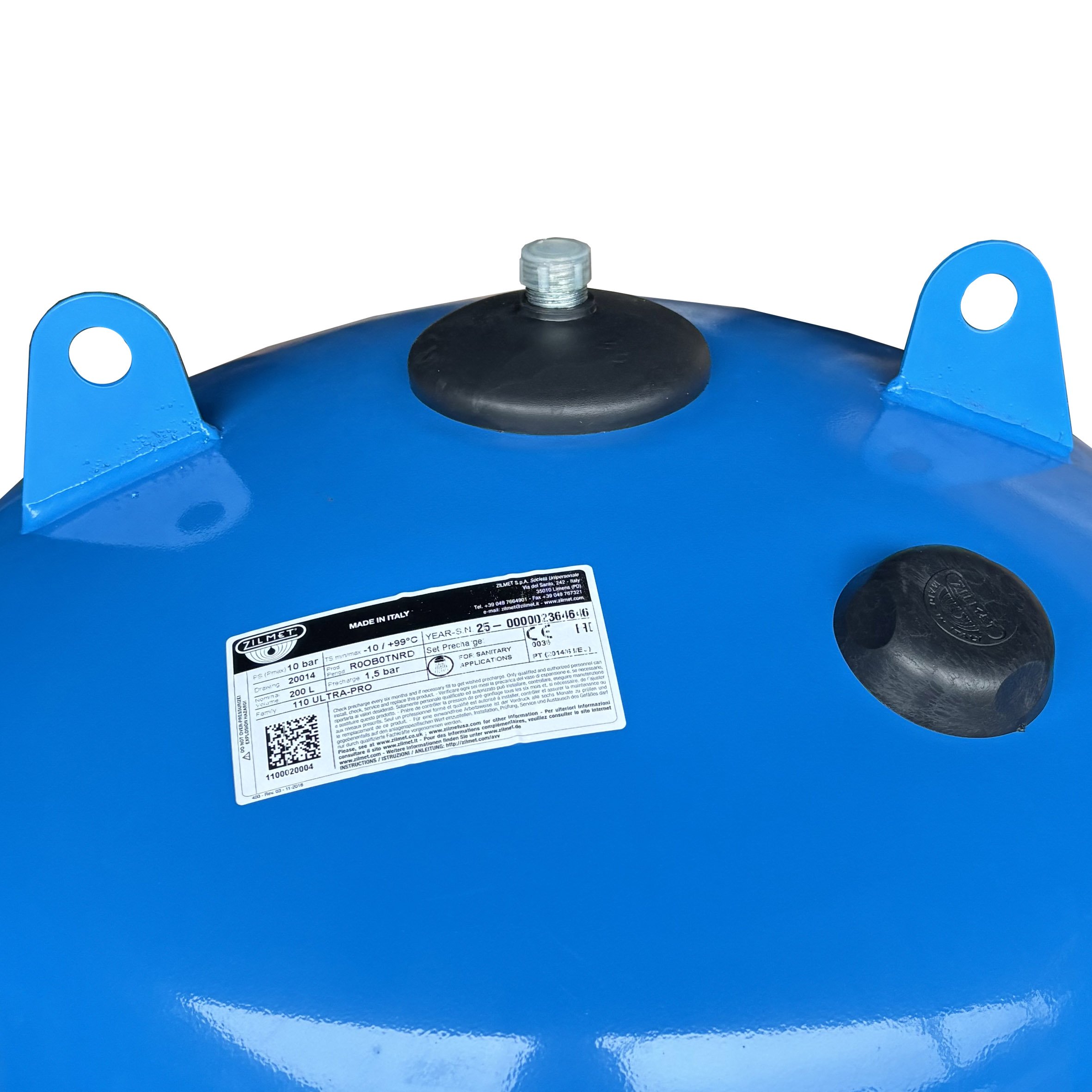 Гідроакумулятор  200л Zilmet ultra-pro 10bar ( 1100020004 ) - Image 3