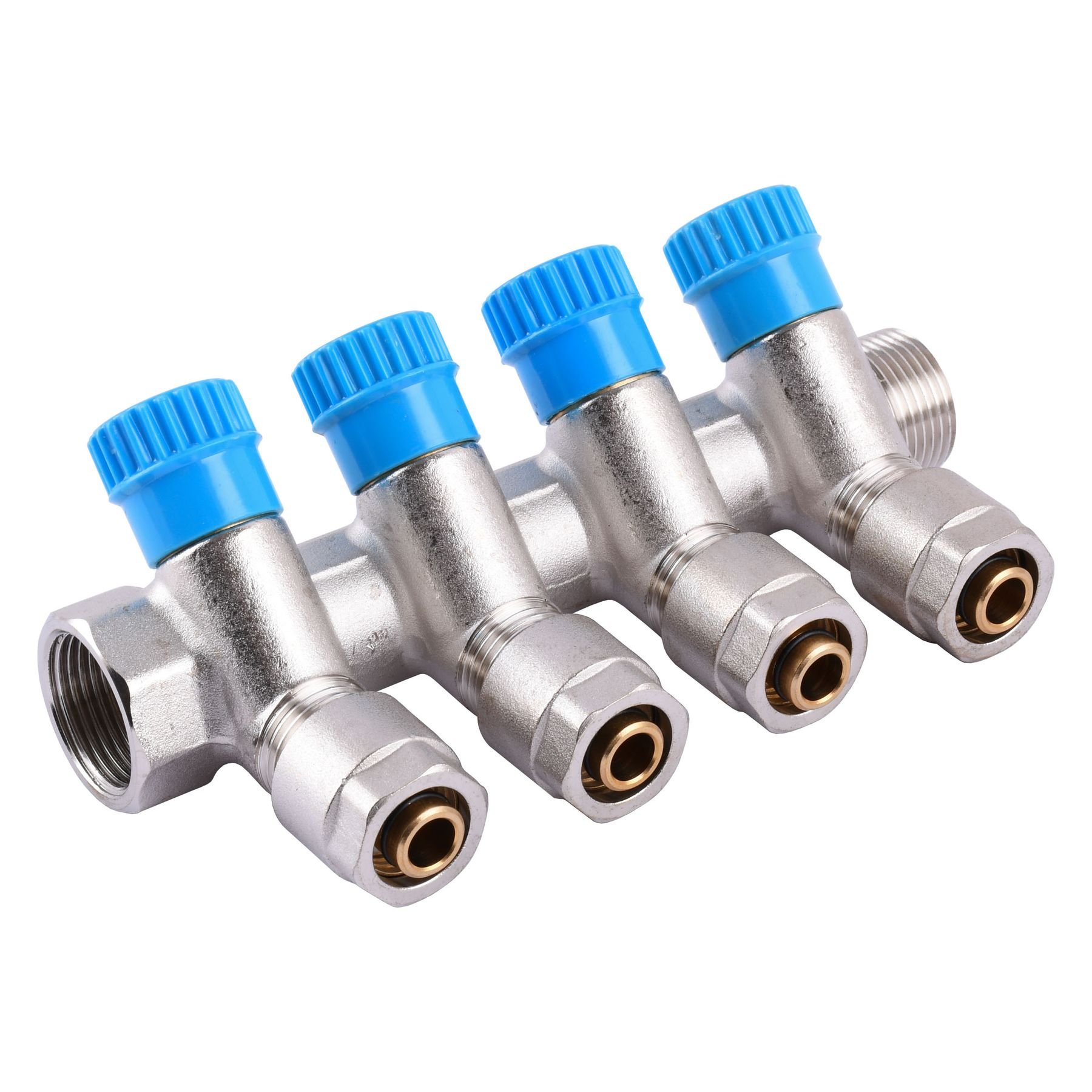 Колектор CRISTAL 3/4Gх1/2*16 - 4-ою (під 35 *) з перекриття (NM-1016) - Image 1