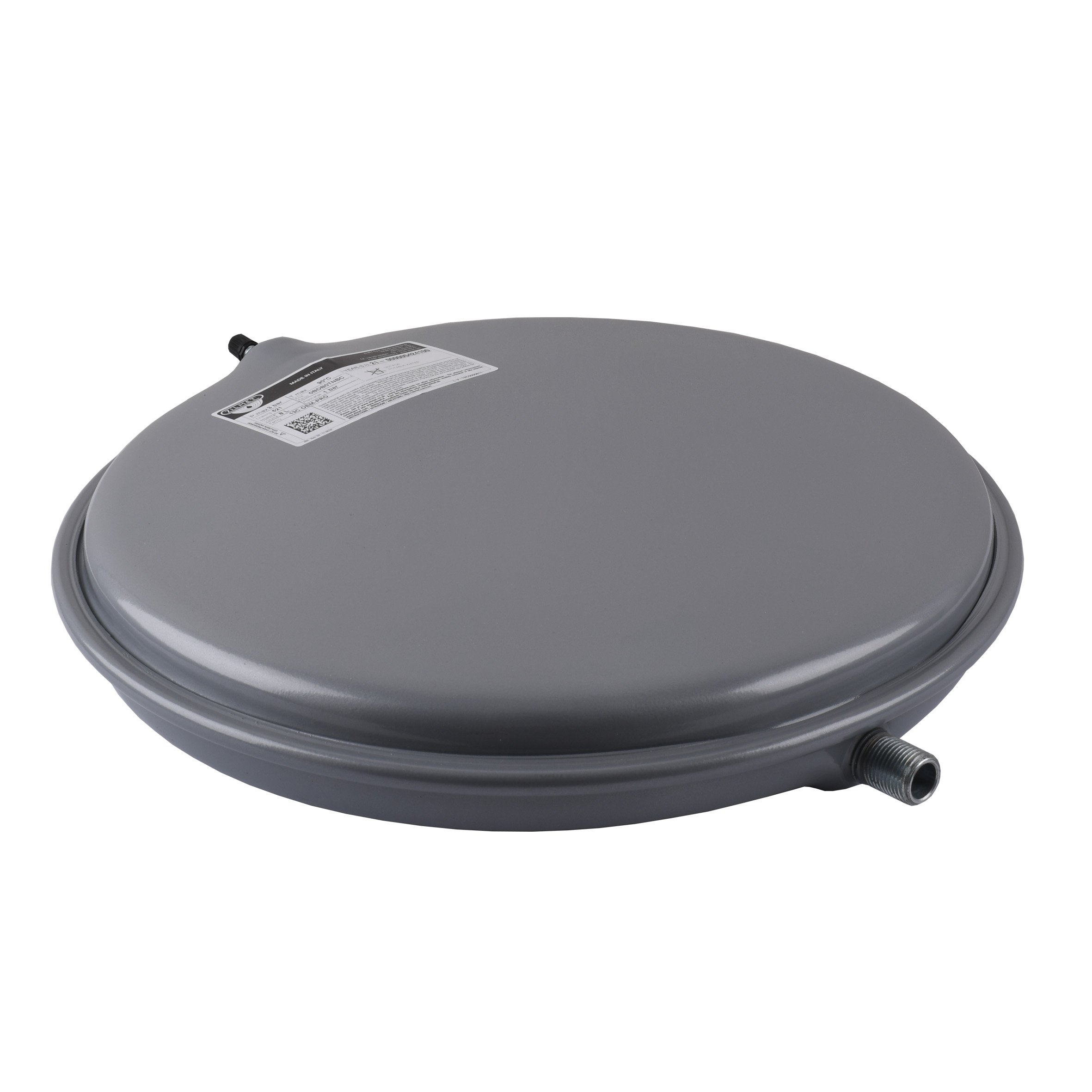 Бак Zilmet oem-pro для монтажу в котли плоский Арт. 521 8л 3bar D. 392 СІРИЙ 1/2″ ( 13C0000811 ) - Image 2