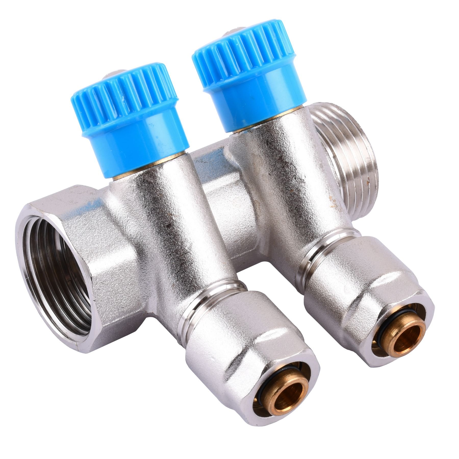 Коллектор CRISTAL 1Gх1/2 *16 - 2-ой (под 35*) з перекриттям (NM-1016) - Image 1