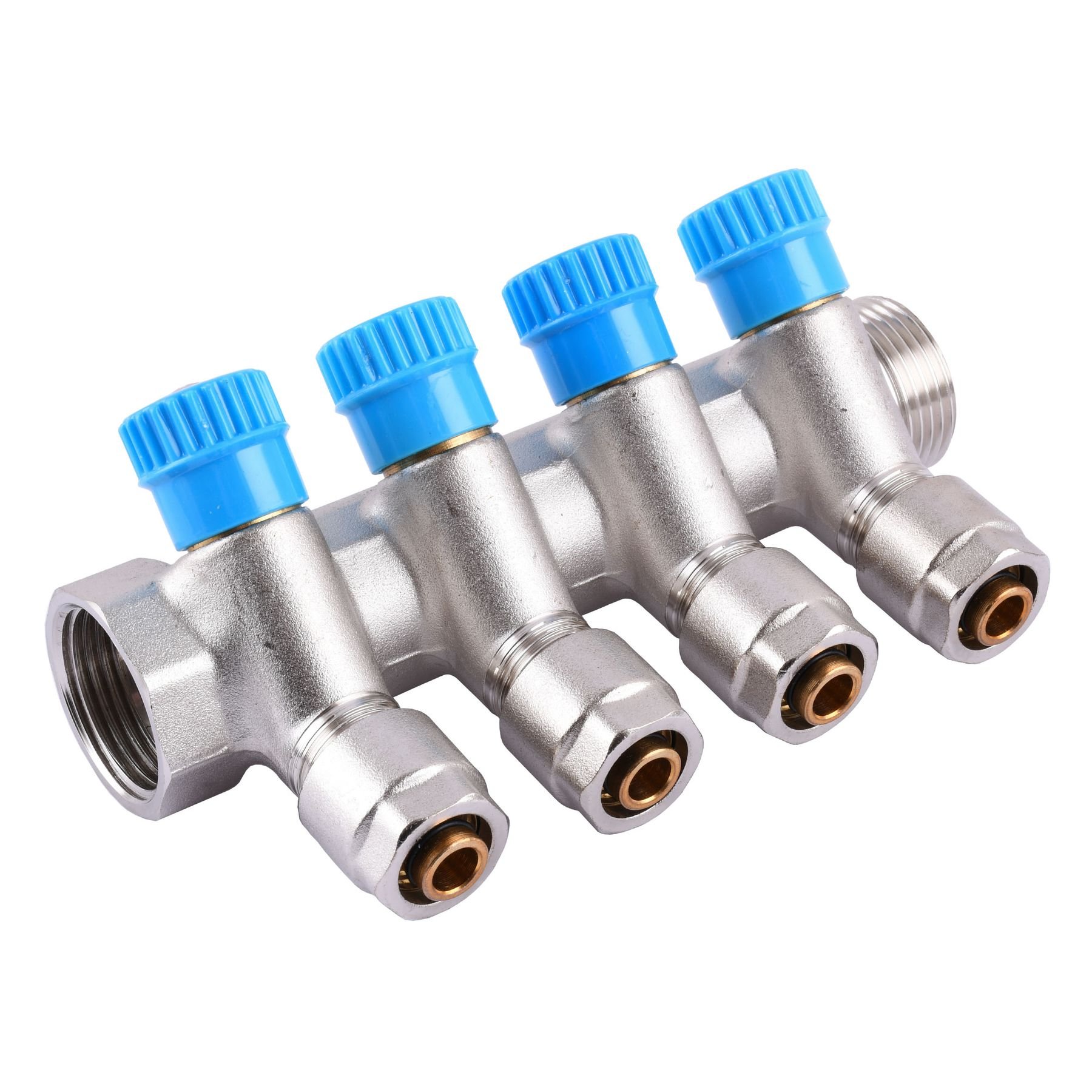 Колектор CRISTAL 1Gх1/2 *16 - 4-ою (під 35 *) з перекриттям (NM-1016) - Image 1