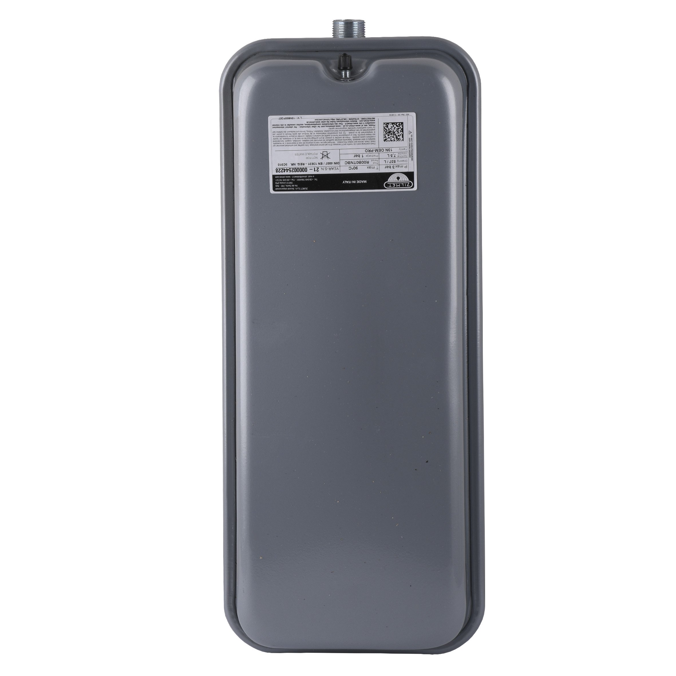 Бак Zilmet oem-pro для монтажу в котли Арт. 537  7.5л 3/4″ 3bar прямокутний ( 13N600FG07 ) - Image 1