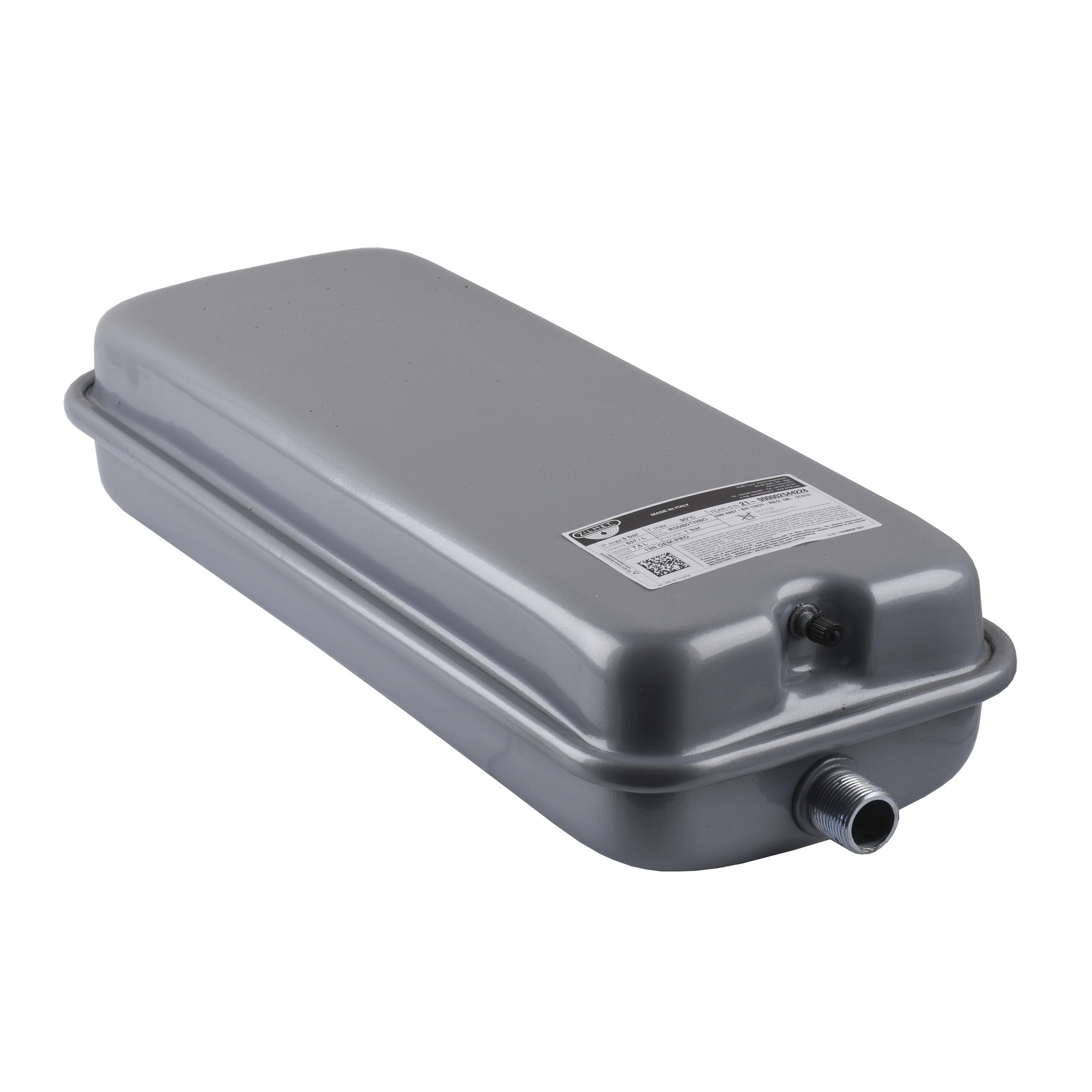 Бак Zilmet oem-pro для монтажу в котли Арт. 537  7.5л 3/4″ 3bar прямокутний ( 13N600FG07 ) - Image 2