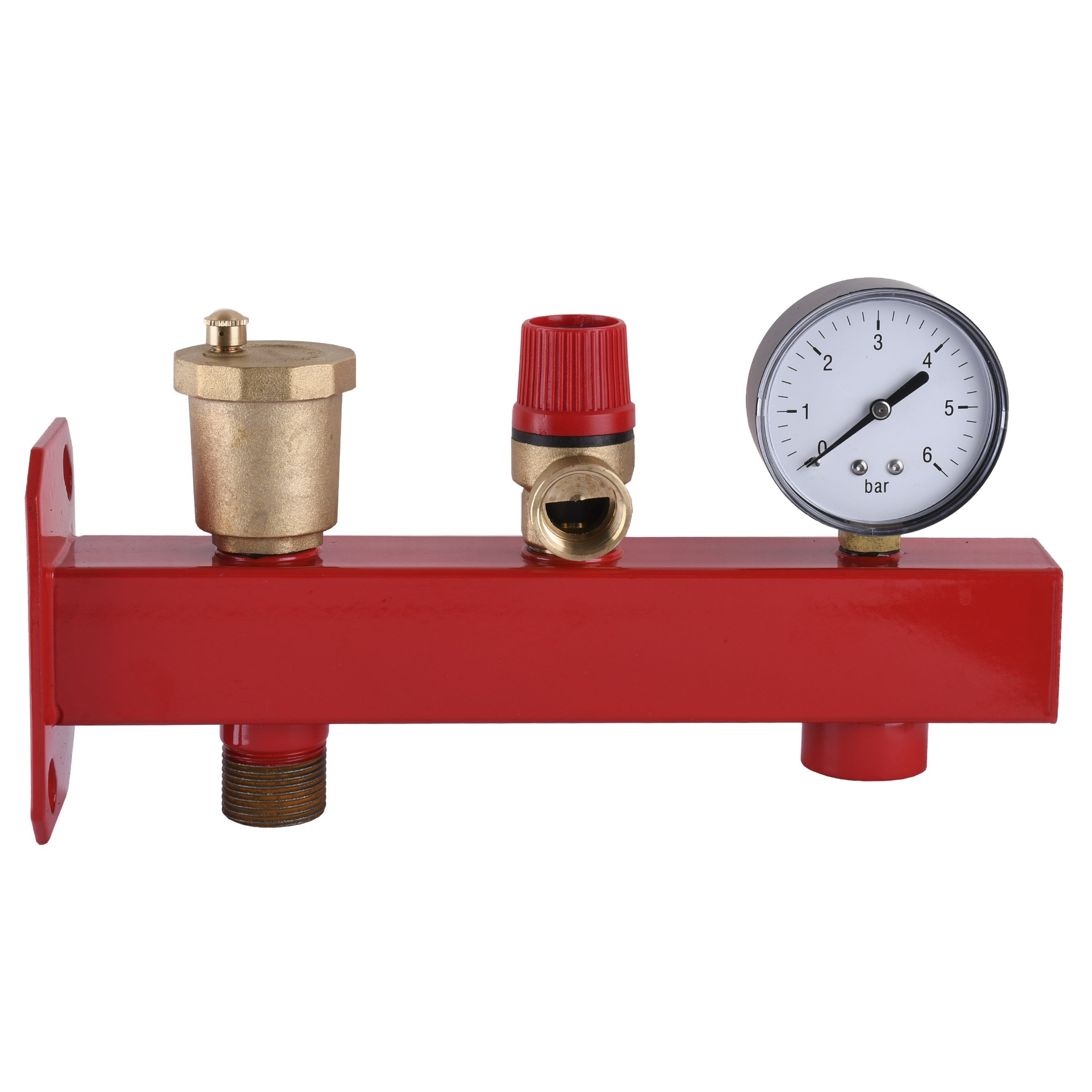 Група безпеки котла (в зборі, червона ) 3/4″  NV - 5030  (Підключення бака) - Image 1