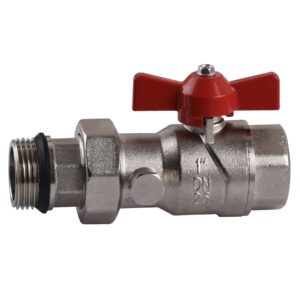 Кран-американка з муфтою під термометр ECO 01G-2 1″ прямий - Image 3