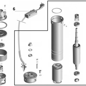 Насос свердловинний вихровий VOLKS pumpe  4SKm100 0,75кВт + кабель 15м + пульт - Image 6