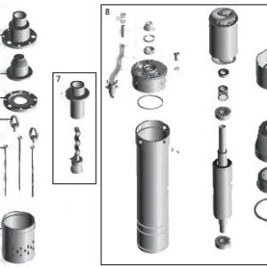 Насос свердловинний шнековий VOLKS pumpe 3QGD 1,5-70-0,37кВт 3 дюйма + кабель 15м - Image 5