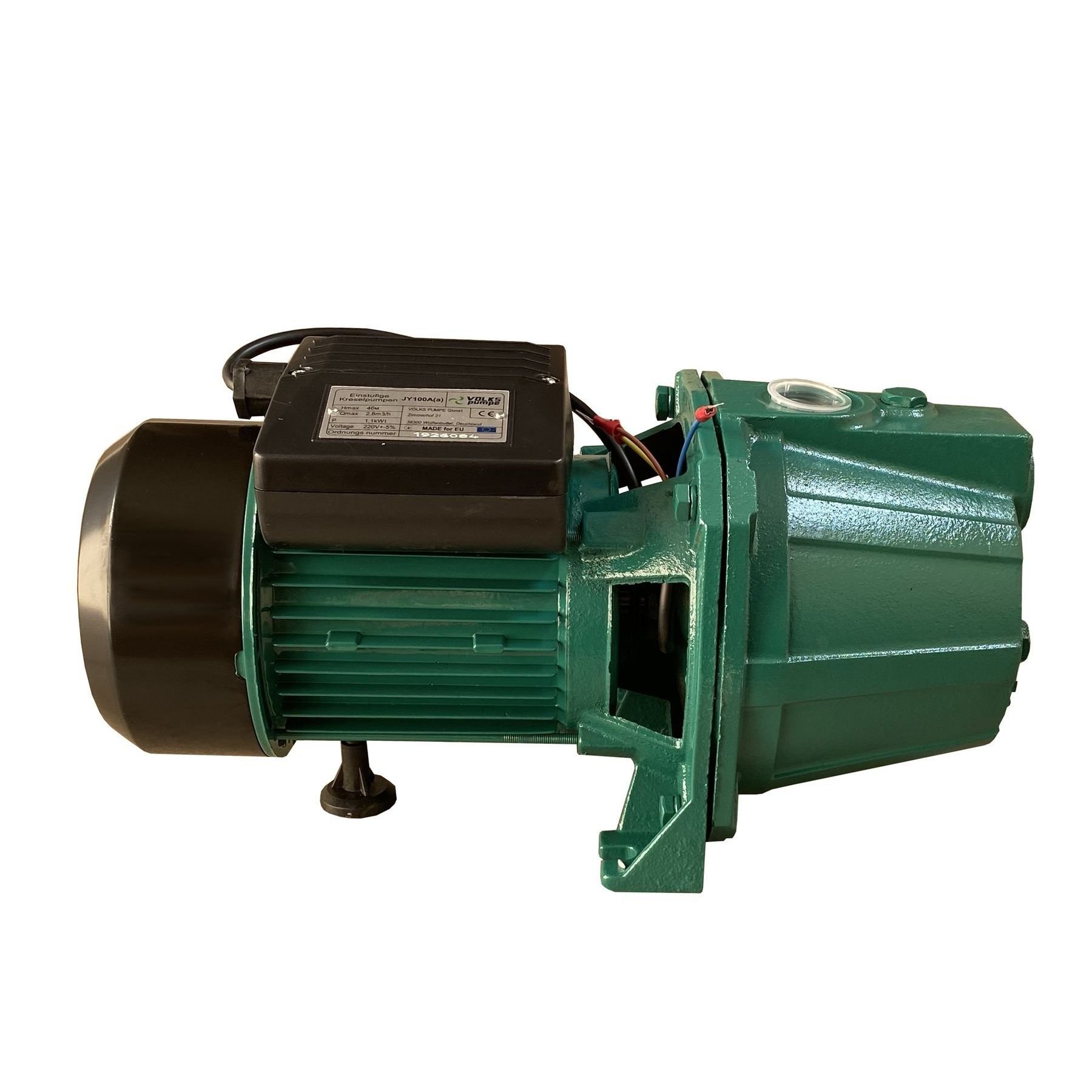 Насос відцентровий VOLKS pumpe JY100A(a) 1,1кВт чавун короткий - Image 1